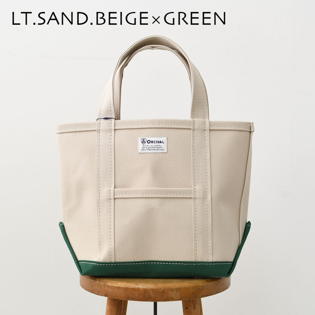 ORCIVAL[オーチバル・オーシバル] CANVAS TOTE BAG SMALL-BY COLOR- [OR-H0285KWC-B] キャンバストートバッグ スモール [2026SS]
