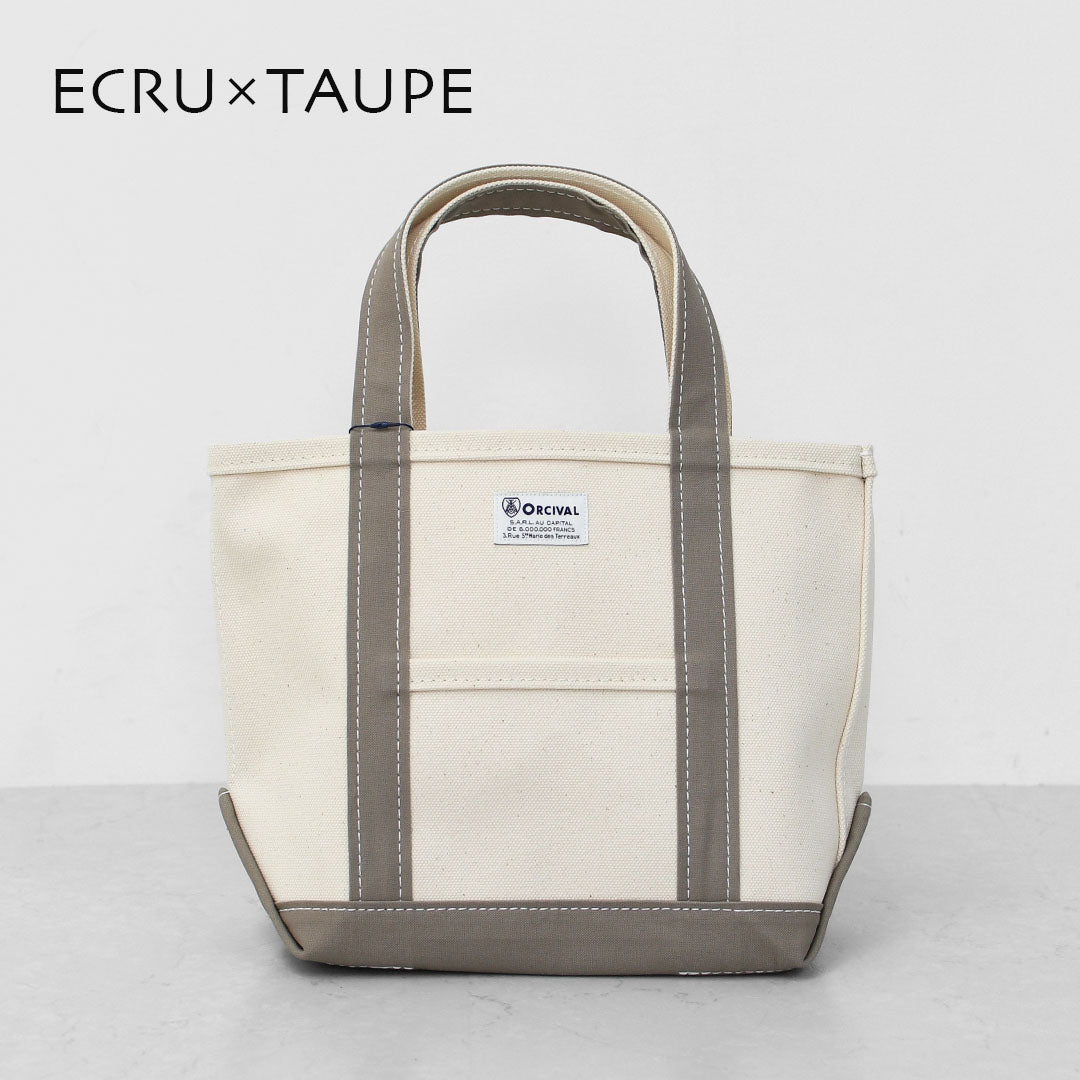 ORCIVAL[オーチバル・オーシバル] CANVAS TOTE BAG SMALL-BY COLOR- [OR-H0285KWC-B] キャンバストートバッグ スモール [2025AW]