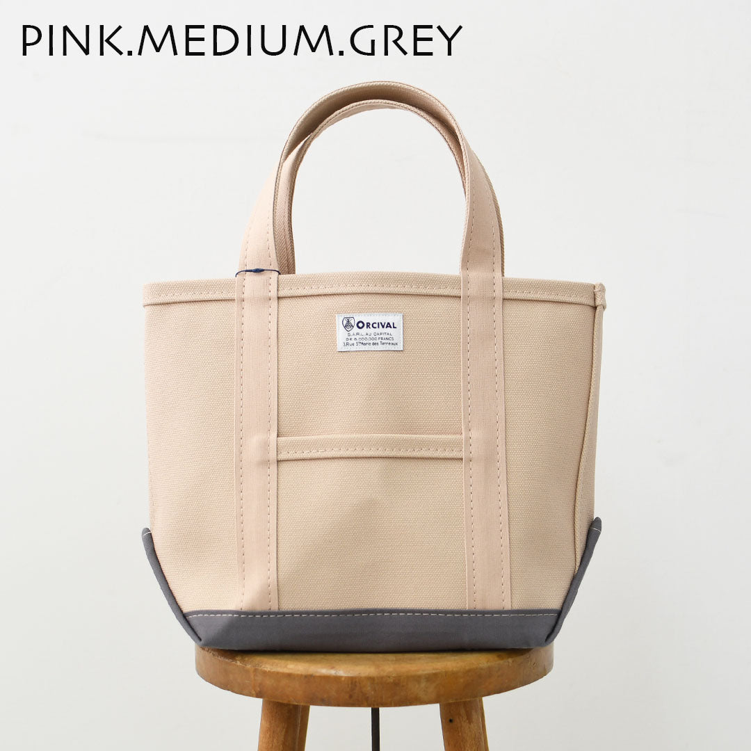 ORCIVAL[オーチバル・オーシバル] CANVAS TOTE BAG SMALL-BY COLOR- [OR-H0285KWC-B] キャンバストートバッグ スモール [2026SS]