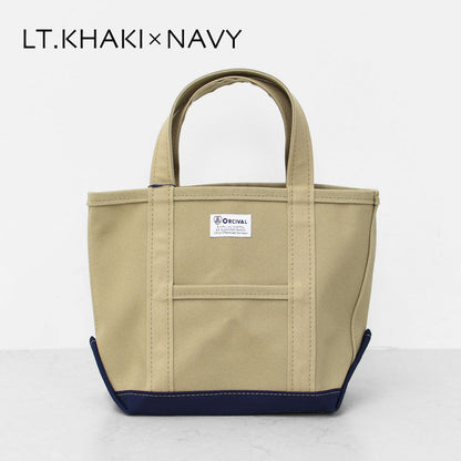 ORCIVAL[オーチバル・オーシバル] CANVAS TOTE BAG SMALL-BY COLOR- [OR-H0285KWC-B] キャンバストートバッグ スモール [2025AW]