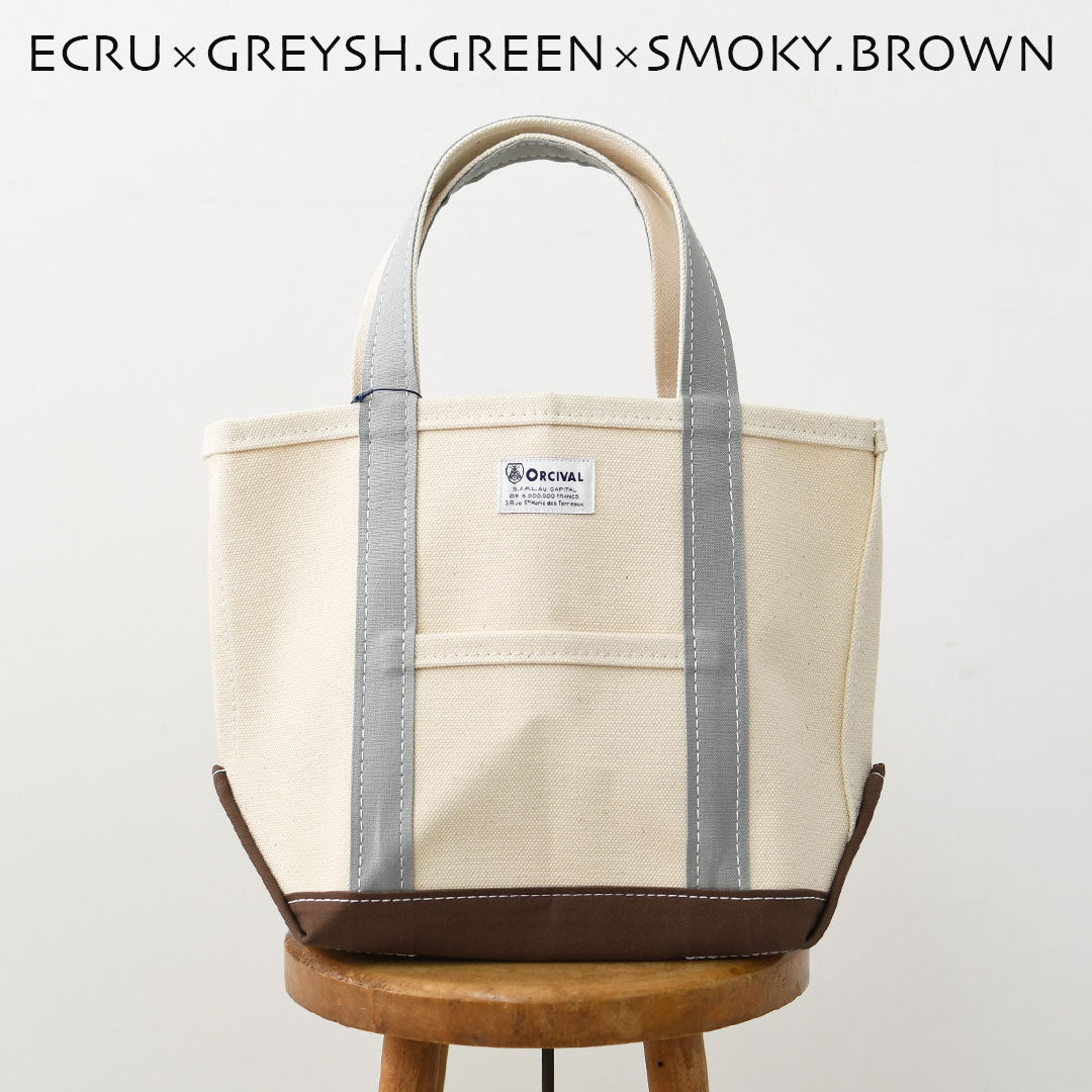 ORCIVAL[オーチバル・オーシバル] CANVAS TOTE BAG SMALL-BY COLOR- [OR-H0285KWC-B] キャンバストートバッグ スモール [2026SS]