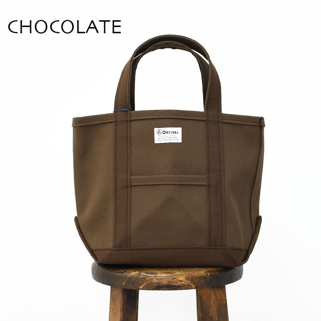 ORCIVAL[オーチバル・オーシバル] CANVAS TOTE BAG SMALL -SOLID- [OR-H0285KWC-S] キャンバストートバッグ スモール ・無地 [2025AW]