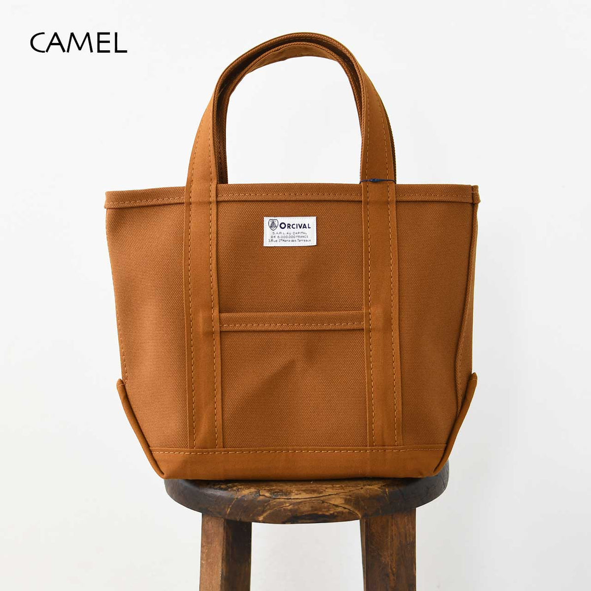 ORCIVAL[オーチバル・オーシバル] CANVAS TOTE BAG SMALL -SOLID- [OR-H0285KWC-S] キャンバストートバッグ スモール ・無地 [2026AW]