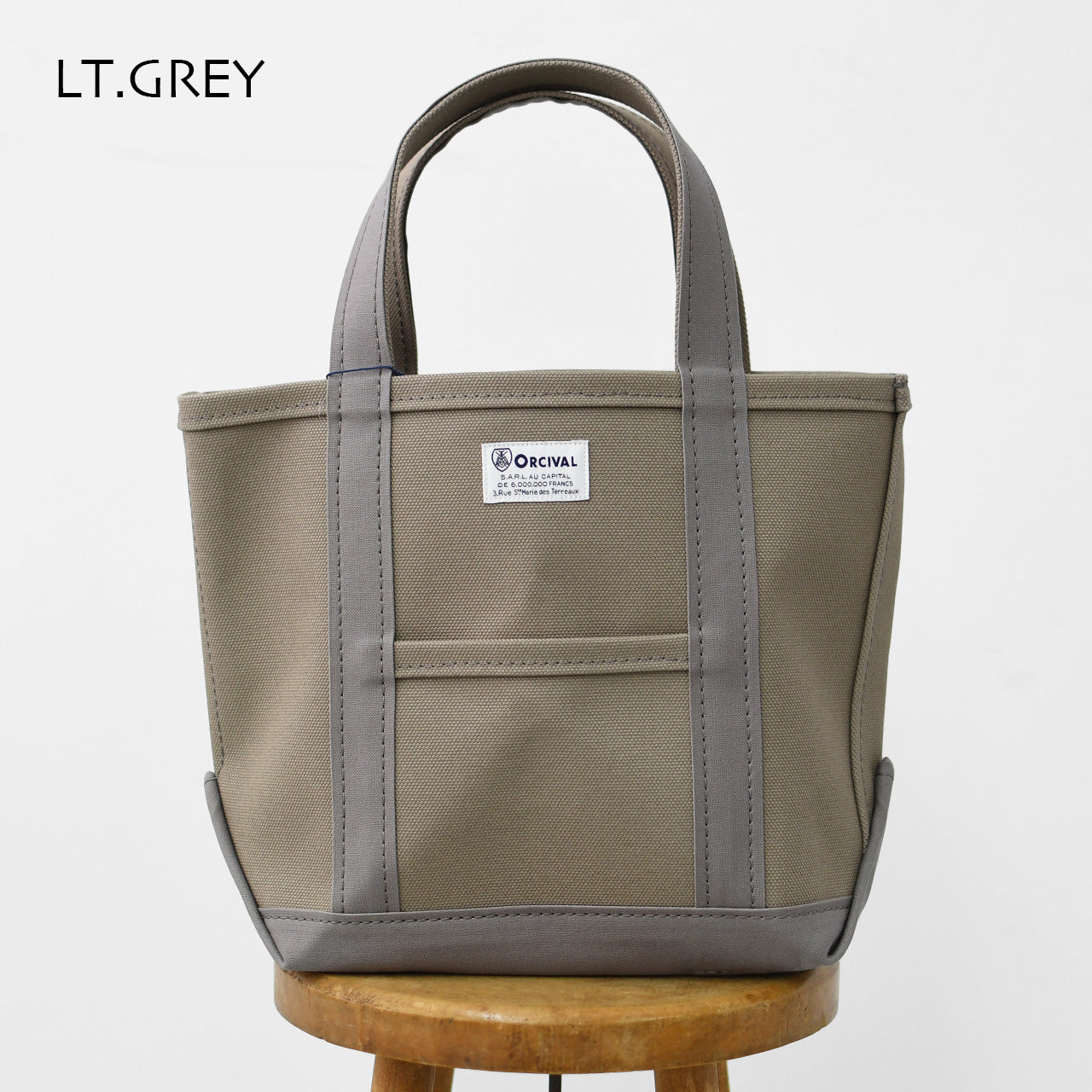 ORCIVAL[オーチバル・オーシバル] CANVAS TOTE BAG SMALL -SOLID- [OR-H0285KWC-S] キャンバストートバッグ スモール ・無地 [2026SS]