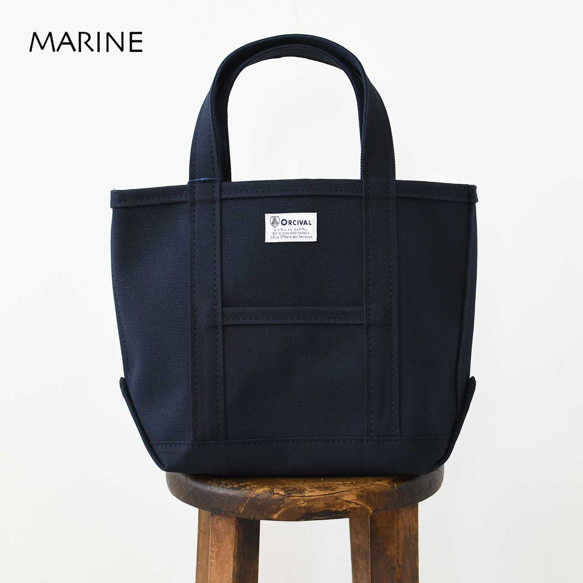 ORCIVAL[オーチバル・オーシバル] CANVAS TOTE BAG SMALL -SOLID- [OR-H0285KWC-S] キャンバストートバッグ スモール ・無地 [2026AW]