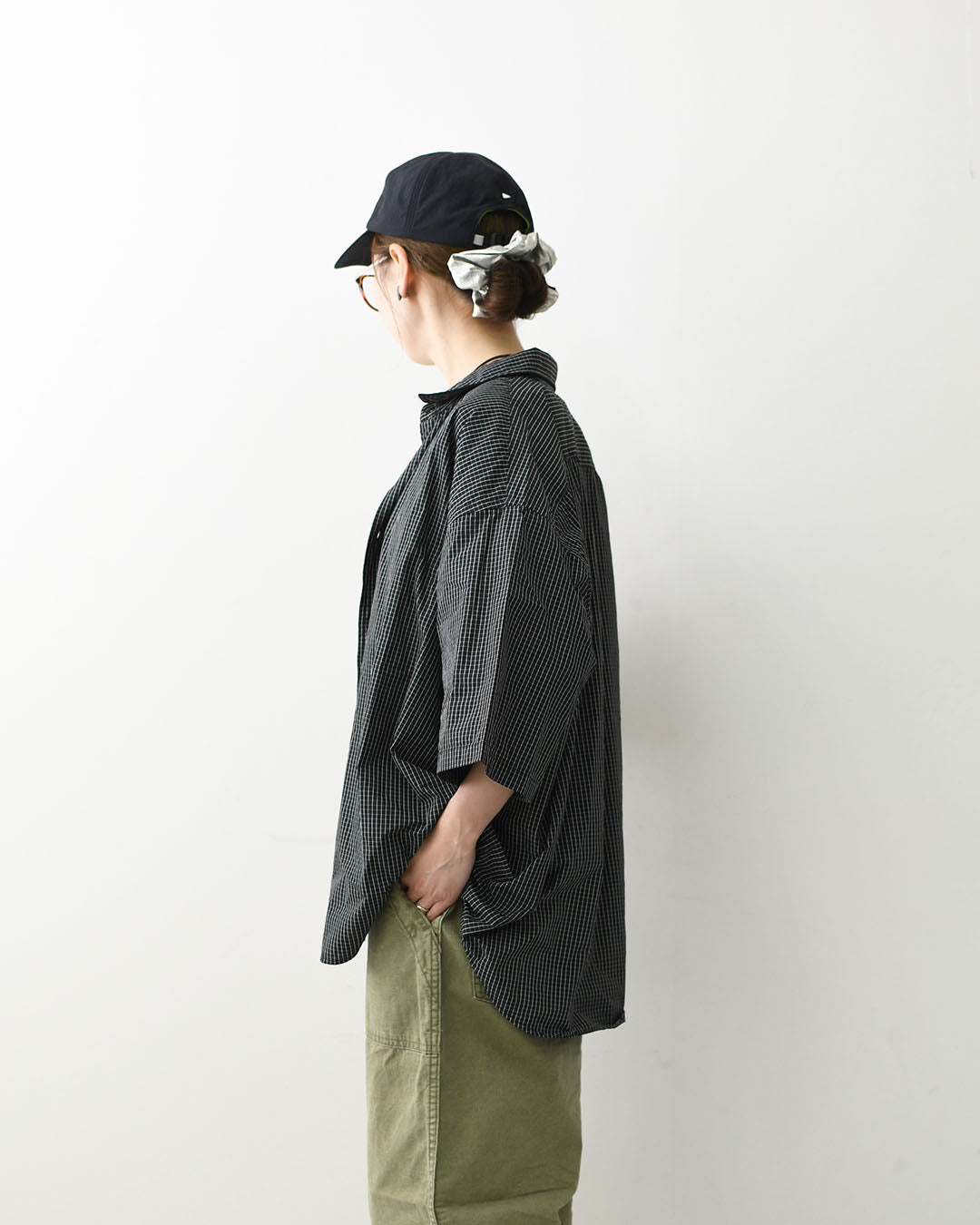 meltum [メルタム] GRAPH CHECK TECH SHIRTS S/S [MTM-SH-0366-26-B] グラフチェックテックシャツ・アクションプリーツ袖・速乾性・軽量・ポリエステル製・半袖・ショートスリーブ・MEN'S / LADY'S [2026SS]