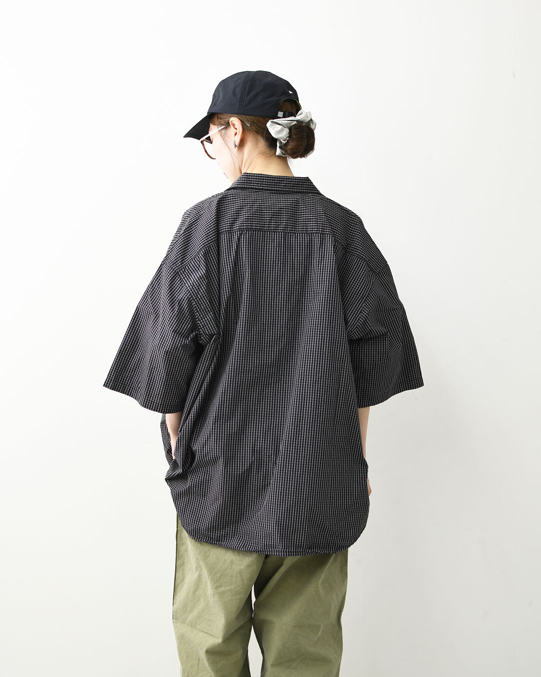 meltum [メルタム] GRAPH CHECK TECH SHIRTS S/S [MTM-SH-0366-26-B] グラフチェックテックシャツ・アクションプリーツ袖・速乾性・軽量・ポリエステル製・半袖・ショートスリーブ・MEN'S / LADY'S [2026SS]