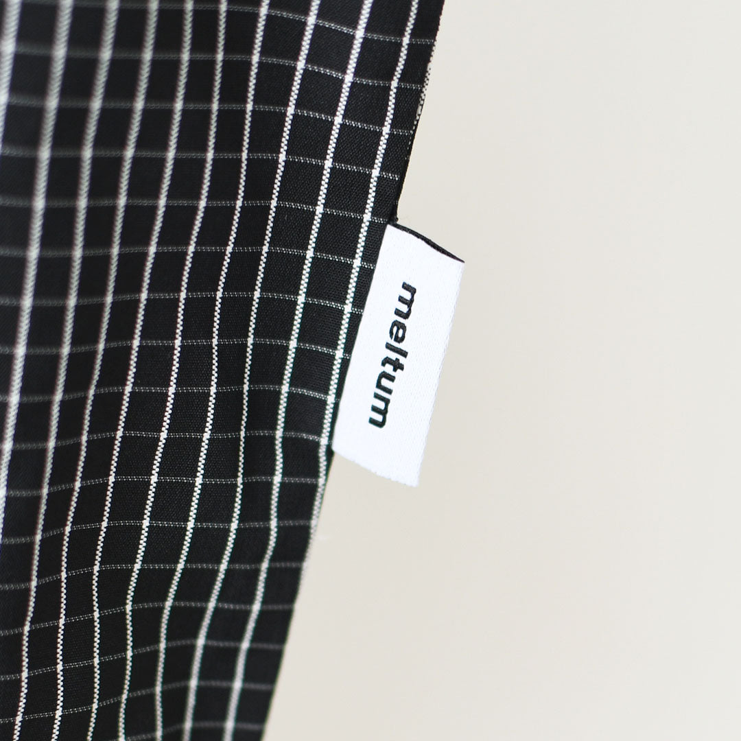 meltum [メルタム] GRAPH CHECK TECH SHIRTS S/S [MTM-SH-0366-26-B] グラフチェックテックシャツ・アクションプリーツ袖・速乾性・軽量・ポリエステル製・半袖・ショートスリーブ・MEN'S / LADY'S [2026SS]