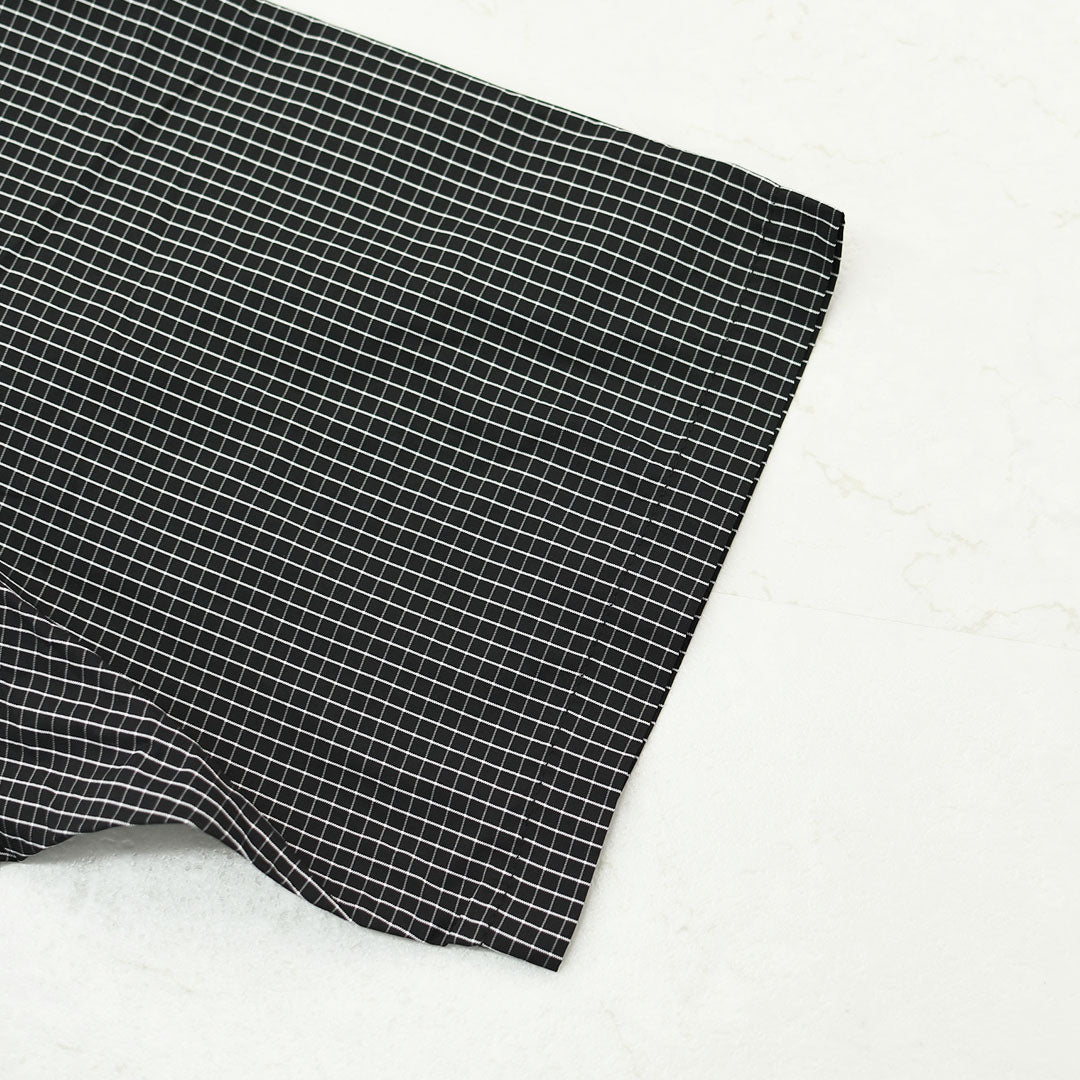 meltum [メルタム] GRAPH CHECK TECH SHIRTS S/S [MTM-SH-0366-26-B] グラフチェックテックシャツ・アクションプリーツ袖・速乾性・軽量・ポリエステル製・半袖・ショートスリーブ・MEN'S / LADY'S [2026SS]