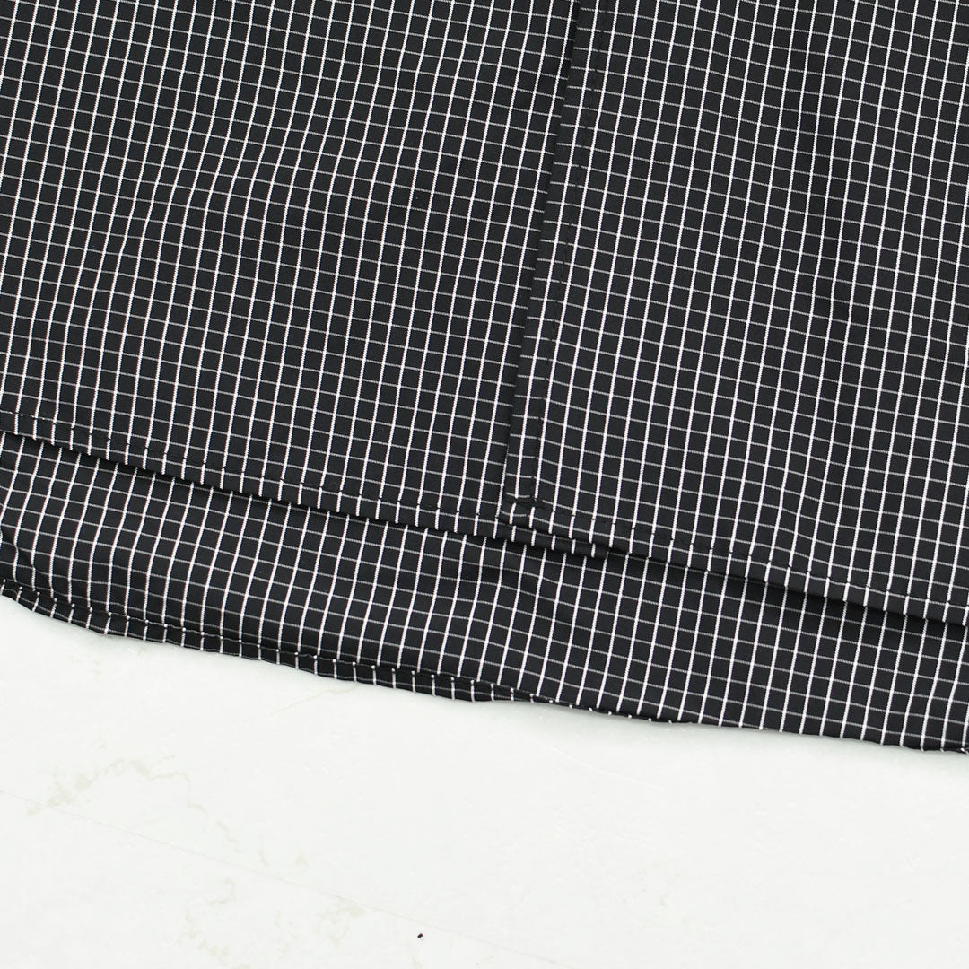 meltum [メルタム] GRAPH CHECK TECH SHIRTS S/S [MTM-SH-0366-26-B] グラフチェックテックシャツ・アクションプリーツ袖・速乾性・軽量・ポリエステル製・半袖・ショートスリーブ・MEN'S / LADY'S [2026SS]
