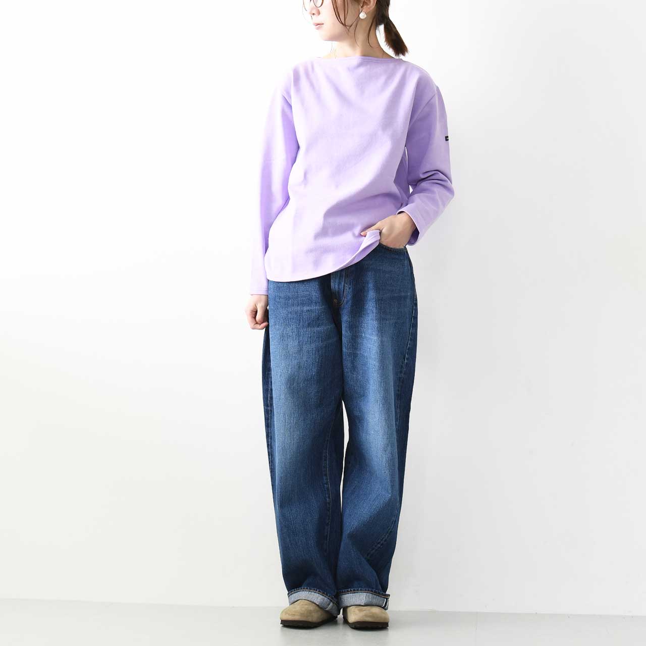 SAINT JAMES  [OUESSANT SOLID - LILAS] [sol-lilas] ウェッソンソリッド・ライラック [2025SS]