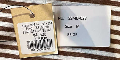 STAR&STRIPE [スターアンドストライプ] ボーダーリンガーTシャツ[SSMD-028]  [2025SS]